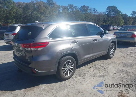 2018 Toyota Highlander Xle из США, поврежденный, VIN 5TDKZRFH0JS542794